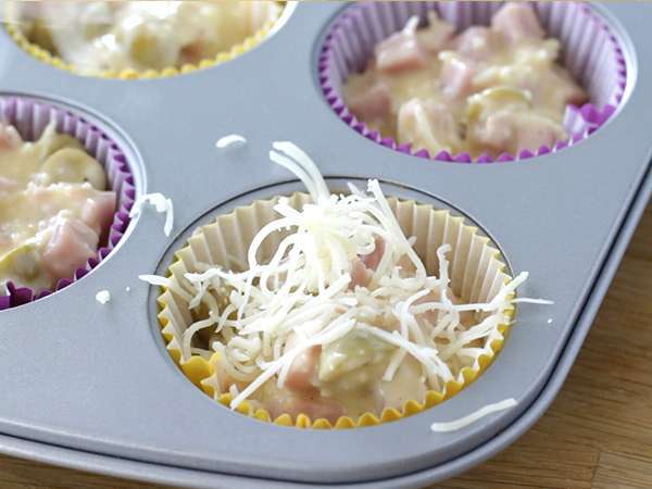 Пикантни мъфини за аперитив - Подготовка стъпка 4