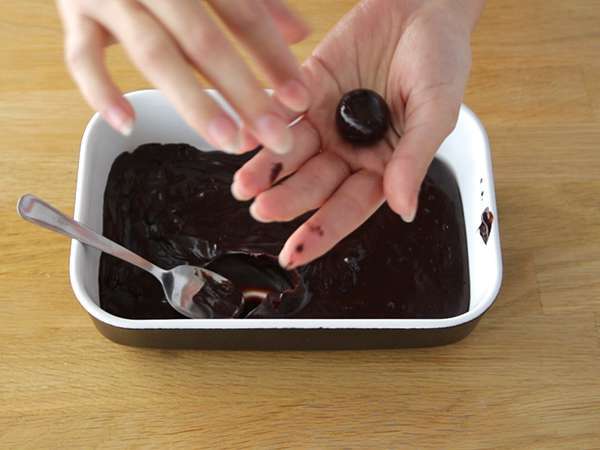 Brigadeiro, малки бразилски бонбони - Подготовка стъпка 4