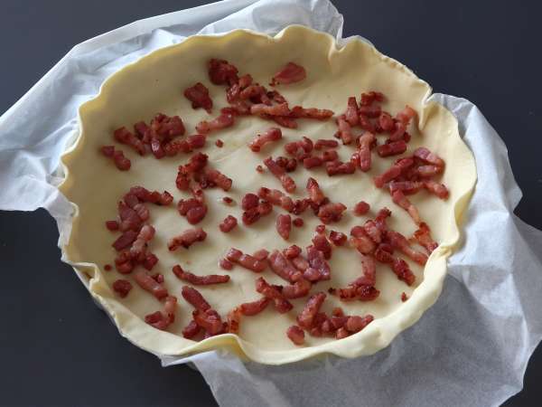 Лесна домашна рецепта за киш лорейн - Подготовка стъпка 1