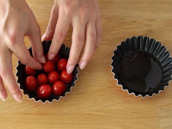 Тарти с черешови домати Tatin - Подготовка стъпка 3