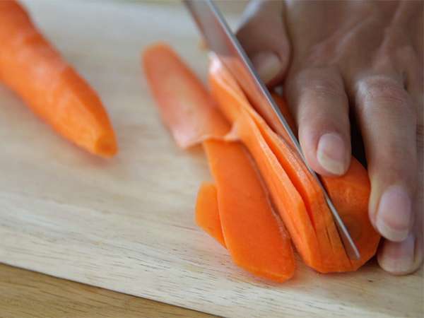 Рози от моркови - Подготовка стъпка 1