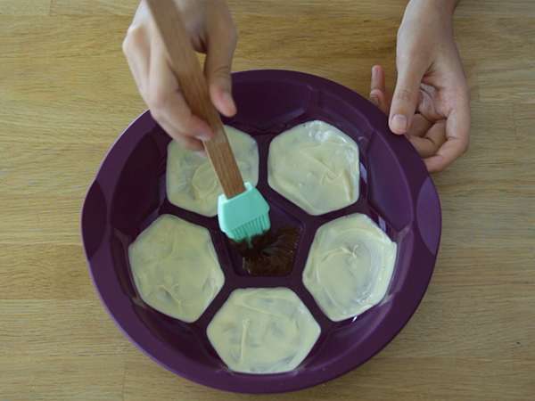 Футболна торта - Подготовка стъпка 6