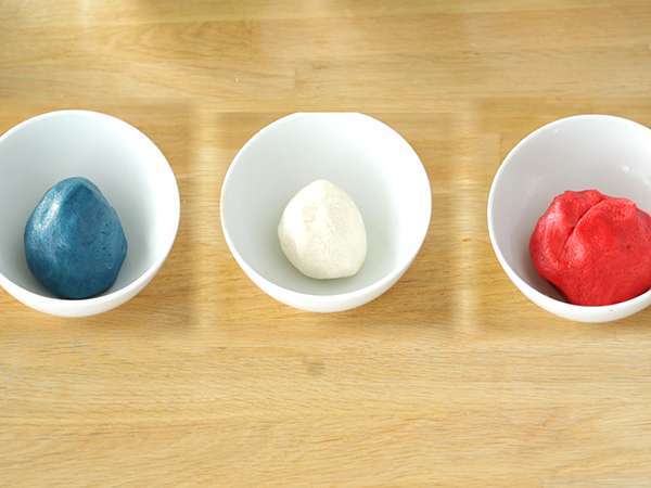 Трицветни бисквити от къс хляб, френско знаме - Подготовка стъпка 3