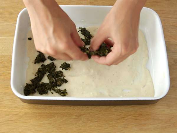 Лазаня със спанак и козе сирене - Подготовка стъпка 1