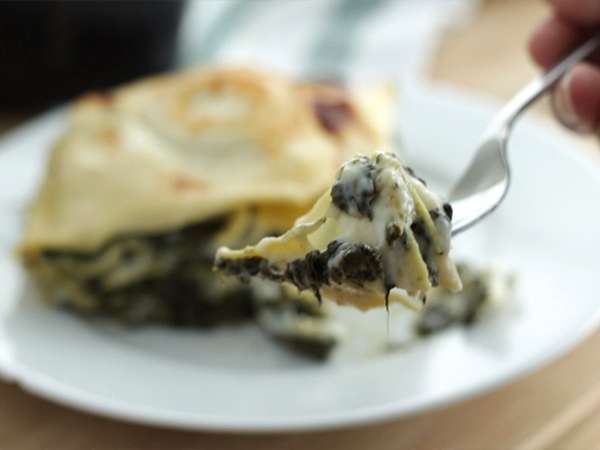 Лазаня със спанак и козе сирене - Подготовка стъпка 6