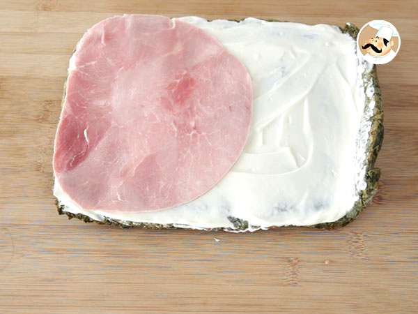 Рула със спанак, шунка и фреш - Подготовка стъпка 5