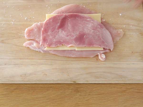 Домашен кордон бльо - Подготовка стъпка 2