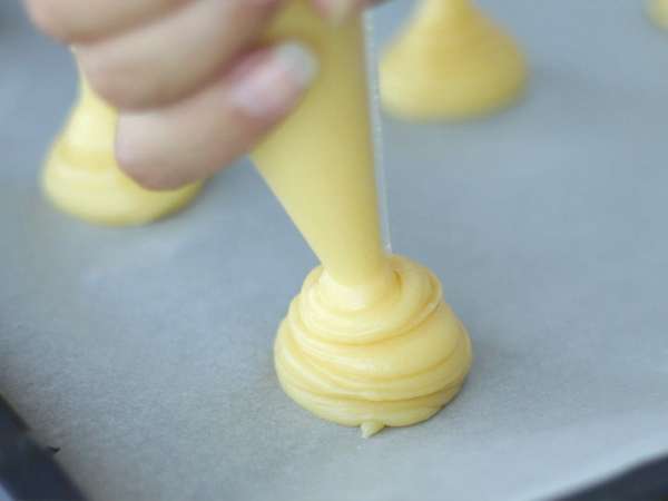 Лесен сладкиш от шу - Подготовка стъпка 4