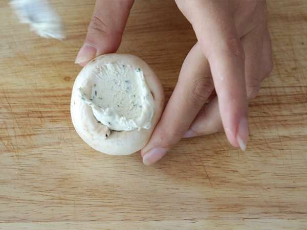 Пълнени гъби за аперитив - Подготовка стъпка 2