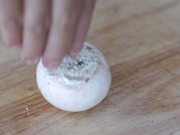 Пълнени гъби за аперитив - Подготовка стъпка 3