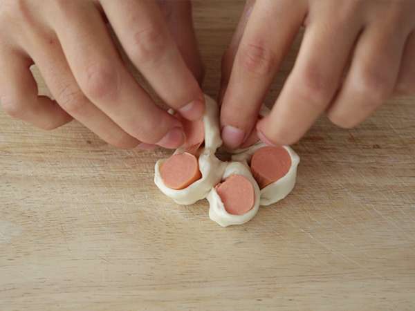 Люспести цветя с кнакис - Подготовка стъпка 3