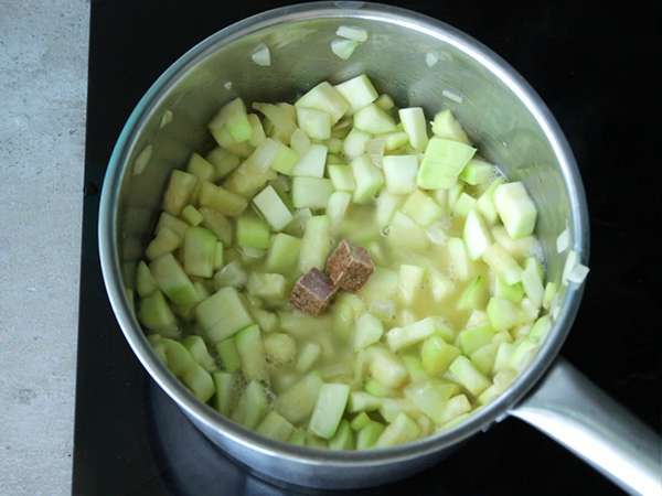 Крем супа от тиквички - Подготовка стъпка 3