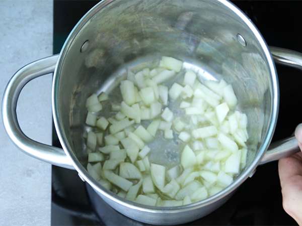 Крем супа от гъби - Подготовка стъпка 1