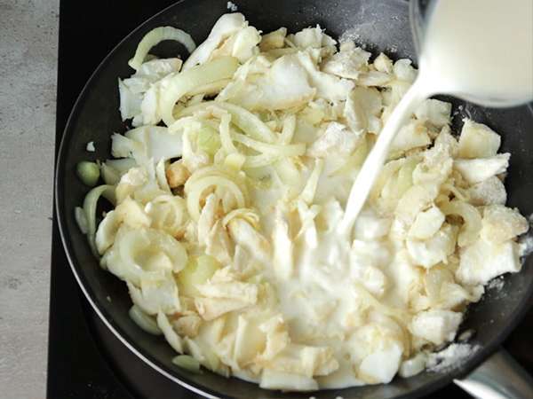 Треска със сметана, традиционна португалска рецепта - Подготовка стъпка 4