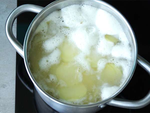 Тарт Татен с картофи и кантал - Подготовка стъпка 1