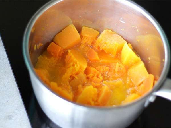 Лате с тиквена подправка - Подготовка стъпка 1