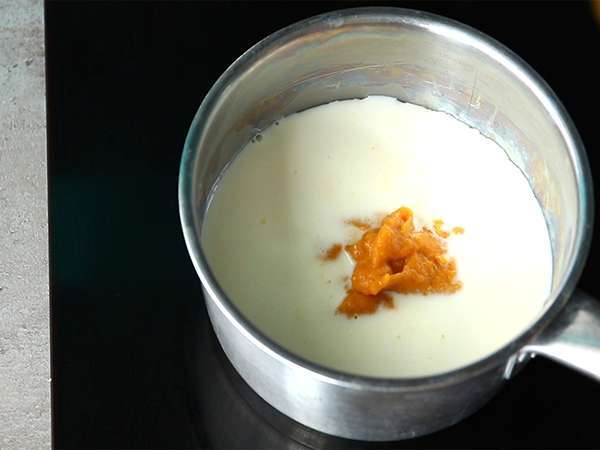 Лате с тиквена подправка - Подготовка стъпка 3