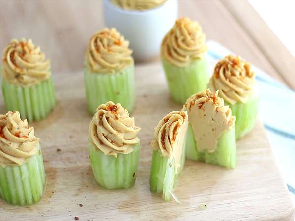 Веган кексчета с краставици и хумус - Подготовка стъпка 6