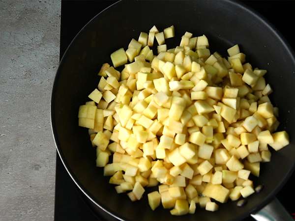 Тарт с камамбер и ябълки - Подготовка стъпка 2