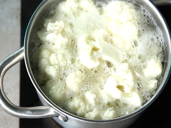 Гратен от карфиол - Подготовка стъпка 1