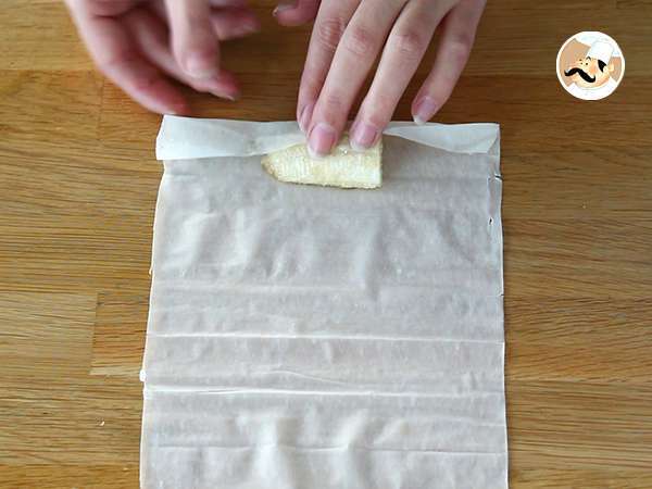 Бананови чипсове с тесто от фило - Подготовка стъпка 3