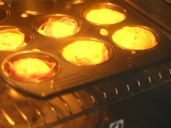 Мъфини с бекон - Подготовка стъпка 4