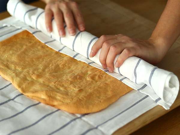 Nutella ролка торта - Подготовка стъпка 4