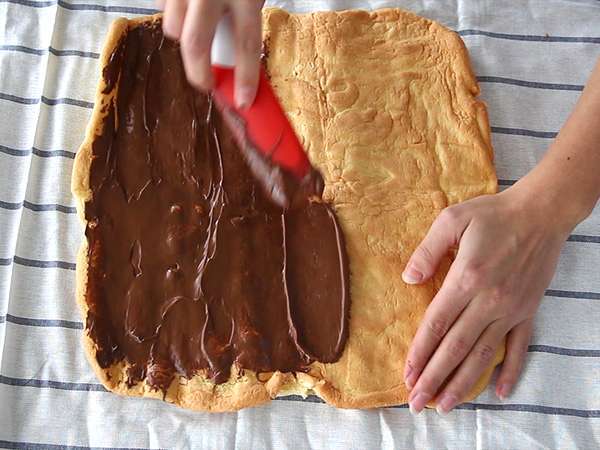 Nutella ролка торта - Подготовка стъпка 5