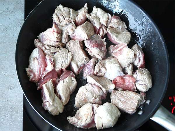 Свинско месо с карамел - Подготовка стъпка 1
