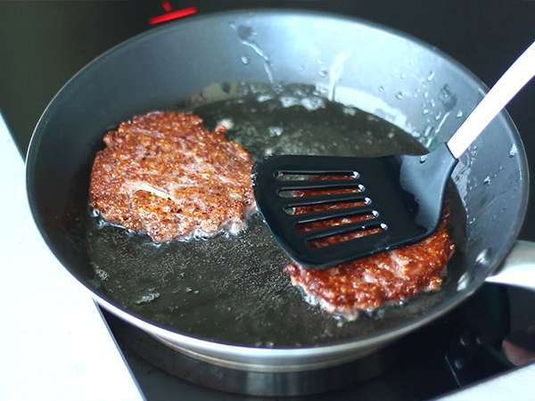 Вегетариански бургер с червен боб - Подготовка стъпка 4