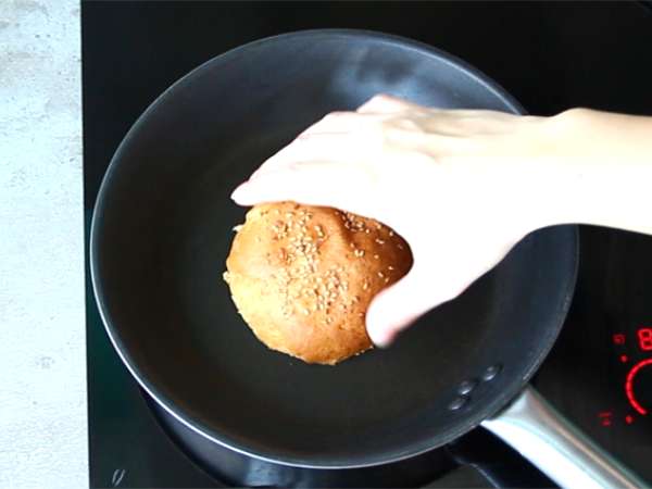 Вегетариански бургер с червен боб - Подготовка стъпка 5