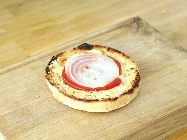 Вегетариански бургер с червен боб - Подготовка стъпка 6