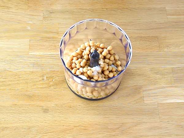 Кремообразен ливански хумус - Подготовка стъпка 1