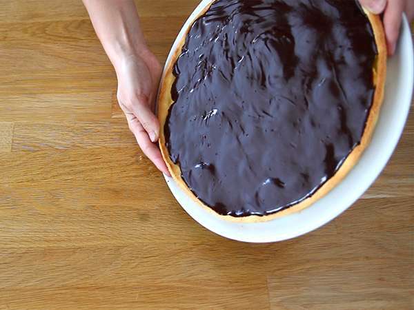 Бананов и шоколадов тарт (стъпка по стъпка) - Подготовка стъпка 5