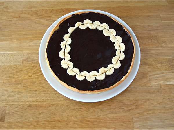 Бананов и шоколадов тарт (стъпка по стъпка) - Подготовка стъпка 6