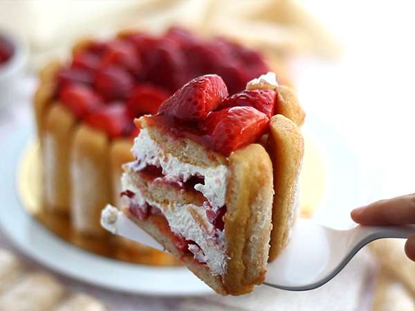 Бърз и лесен ягодов сладкиш - Подготовка стъпка 8