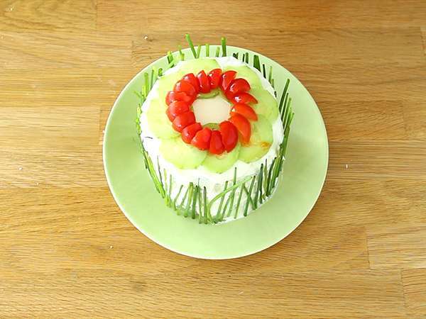 Торта Сандвич, свежата торта за аперитив - Подготовка стъпка 6