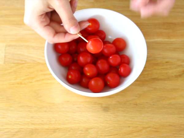 Карамелизирани чери домати със сусам или любовни домати - Подготовка стъпка 2