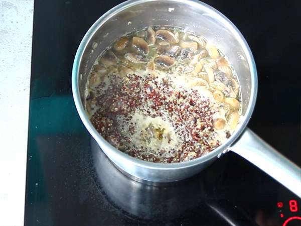 Ризото с киноа и гъби - Подготовка стъпка 3