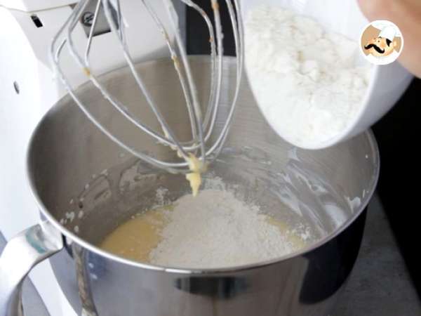 Кекс база торта - Подготовка стъпка 1