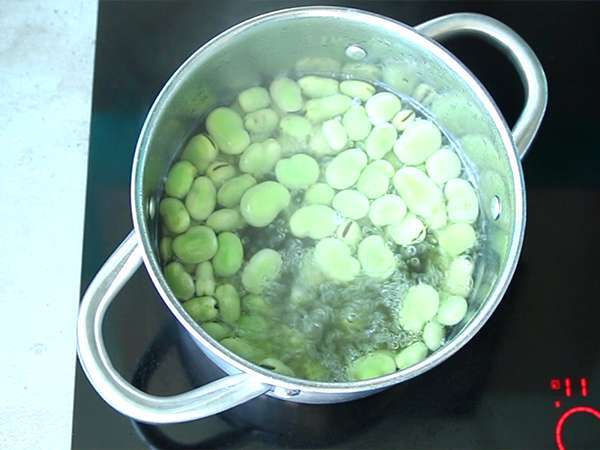 Салата от бакла с бекон - Подготовка стъпка 2