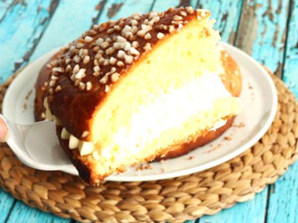 Tarte tropézienne, обяснено стъпка по стъпка - Подготовка стъпка 12