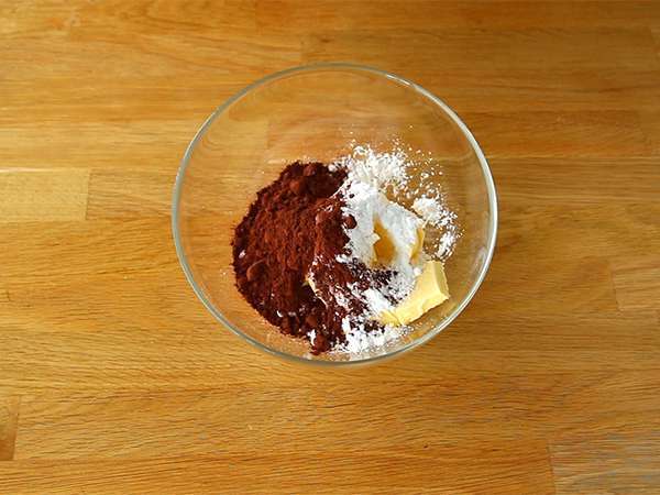 Виенски сладкиш с какао - Подготовка стъпка 1