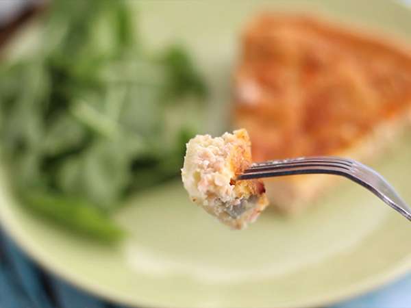 Бърз и лесен киш със сьомга - Подготовка стъпка 6