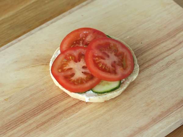 Вегетариански багел - Подготовка стъпка 3