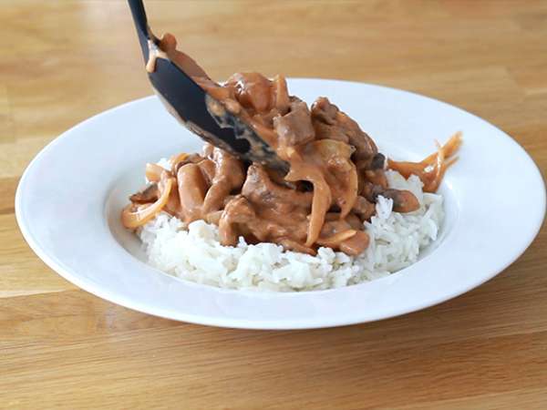 Бърз и лесен говежди Строганов - Подготовка стъпка 6