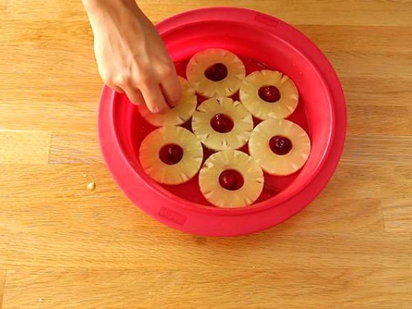 Лесна торта с обърнат ананас - Подготовка стъпка 2