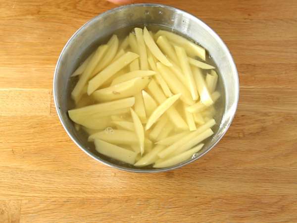 Пържени картофи - Подготовка стъпка 2