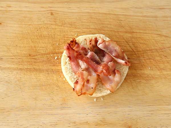 Английски мъфини с яйца и бекон - Подготовка стъпка 1