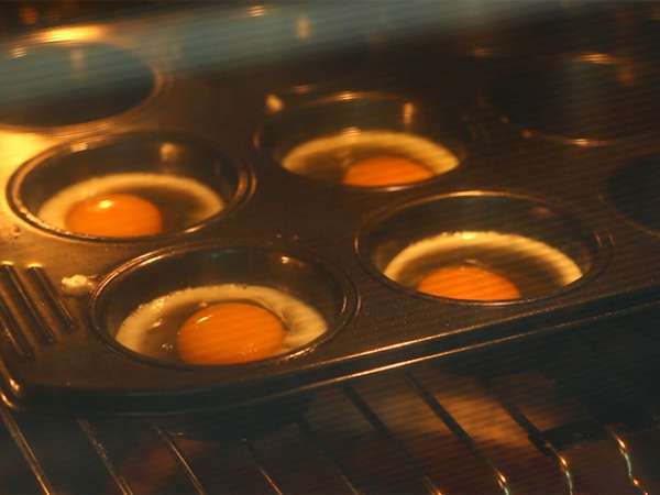 Английски мъфини с яйца и бекон - Подготовка стъпка 2